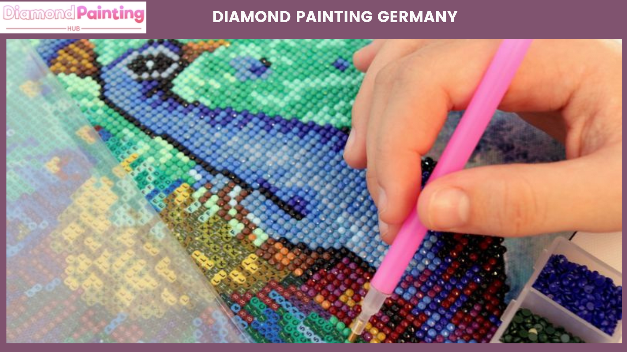 Wie Sie Sicherstellen, Dass Ihr Diamond Painting Gerade Bleibt