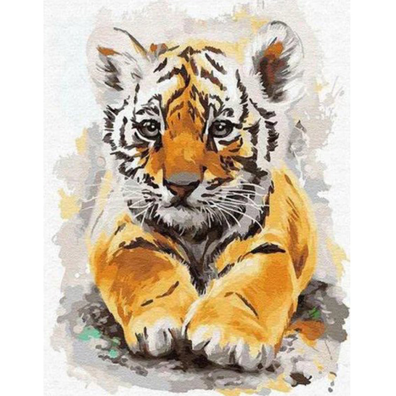 Baby-Tiger|Diamond Painting