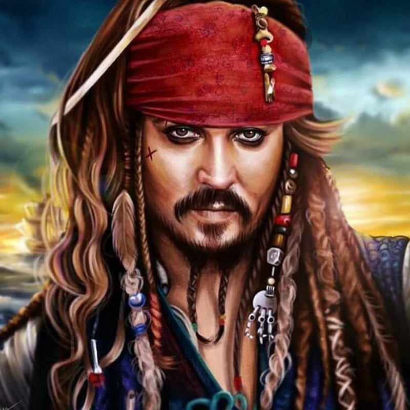 Kapitän Jack Sparrow|Diamond Painting