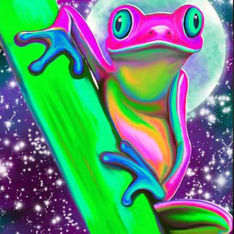 Frosch-Marienkäfer|Diamond Painting