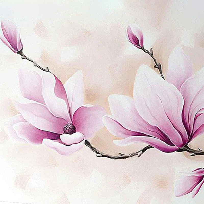 Magnolienblüten|Diamond Painting