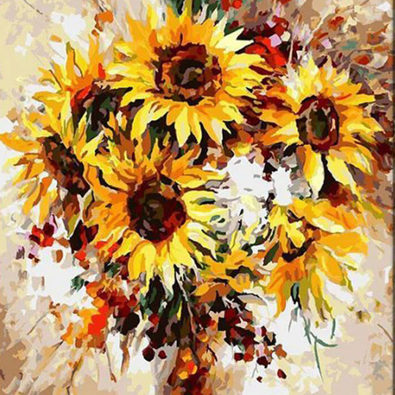 Sonnenblumen platzen|Diamond Painting