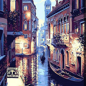 Venedig-Nacht|Diamond Painting