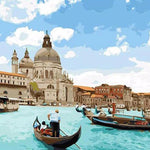 Lade das Bild in den Galerie-Viewer, Venedig Seelandschaft|Diamond Painting
