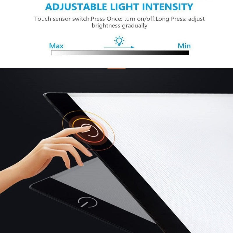 einstellbares a4 led licht tablet board pad