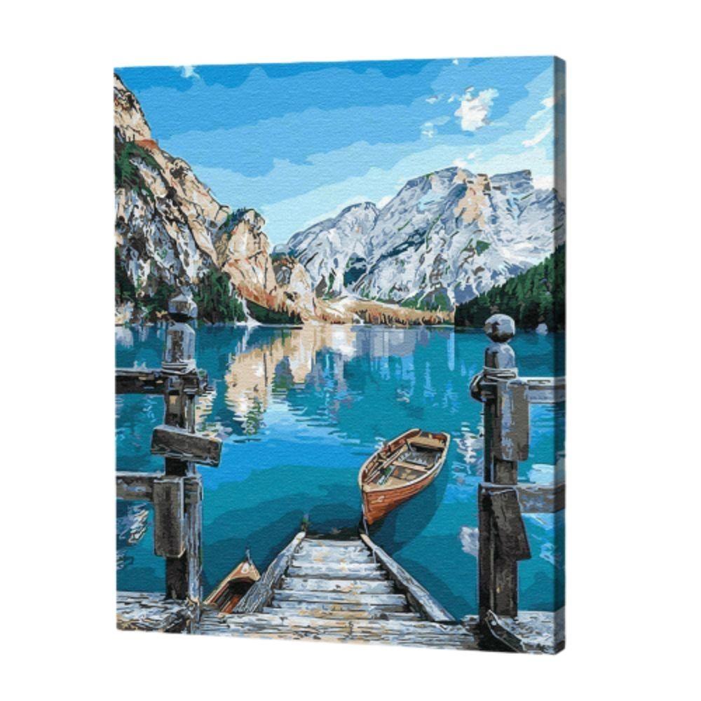 Blauer Wassersee |Diamond Painting