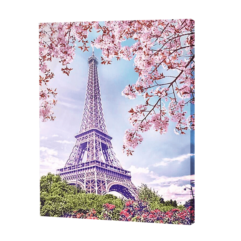 Eiffelturm Landschaft Schonheit|Diamond Painting