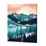 Lade das Bild in den Galerie-Viewer, Gletscher bei Sonnenaufgang|Diamond Painting
