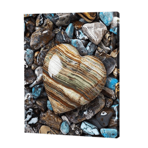 Herz in Steinen|Diamond Painting