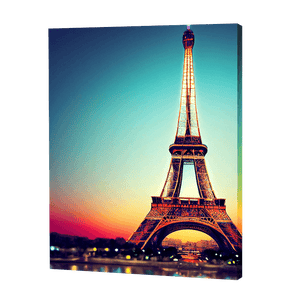 Mitternachts-Eiffelturm|Diamond Painting