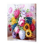 Lade das Bild in den Galerie-Viewer, Mehrfarbige Blumen in Vase|Diamond Painting
