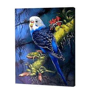 Papagei bei Nacht|Diamond Painting