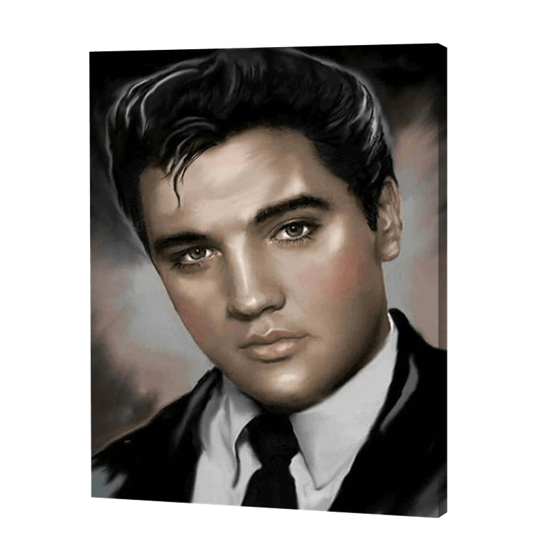 Porträt von Elvis|Diamond Painting