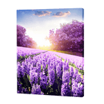 Lade das Bild in den Galerie-Viewer, Lila Bäume in Lavendelfeldern|Diamond Painting
