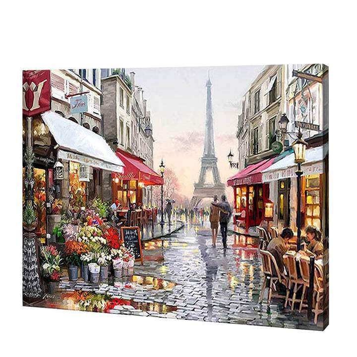 Regen in Paris|Diamond Painting