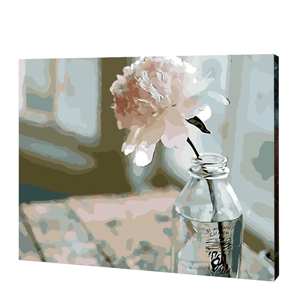 Rose in einer Glasflasche|Diamond Painting