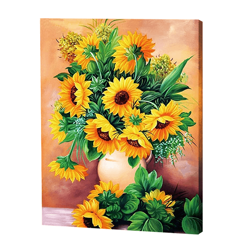 Sonnenblumen in einer Vase|Diamond Painting