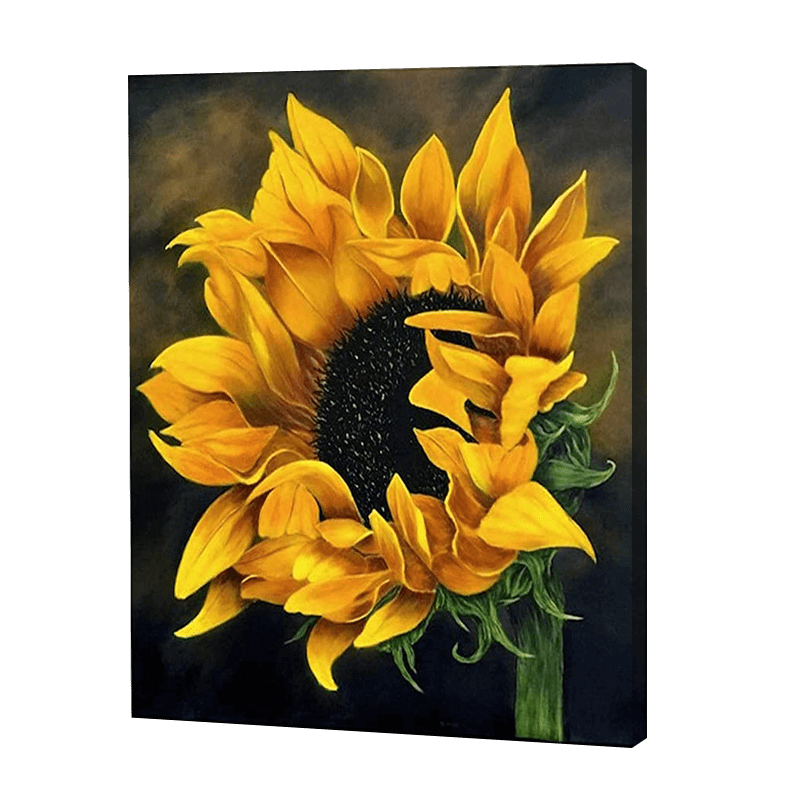 Die schüchterne Sonnenblume|Diamond Painting