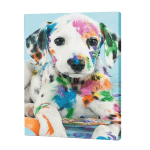 Bemalter Hund|Diamond Painting
